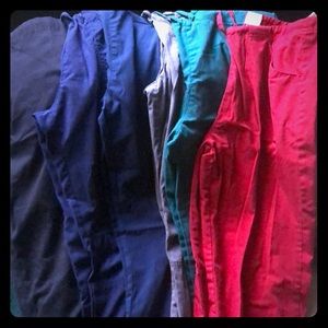 6 Assorted Small Scrub pants